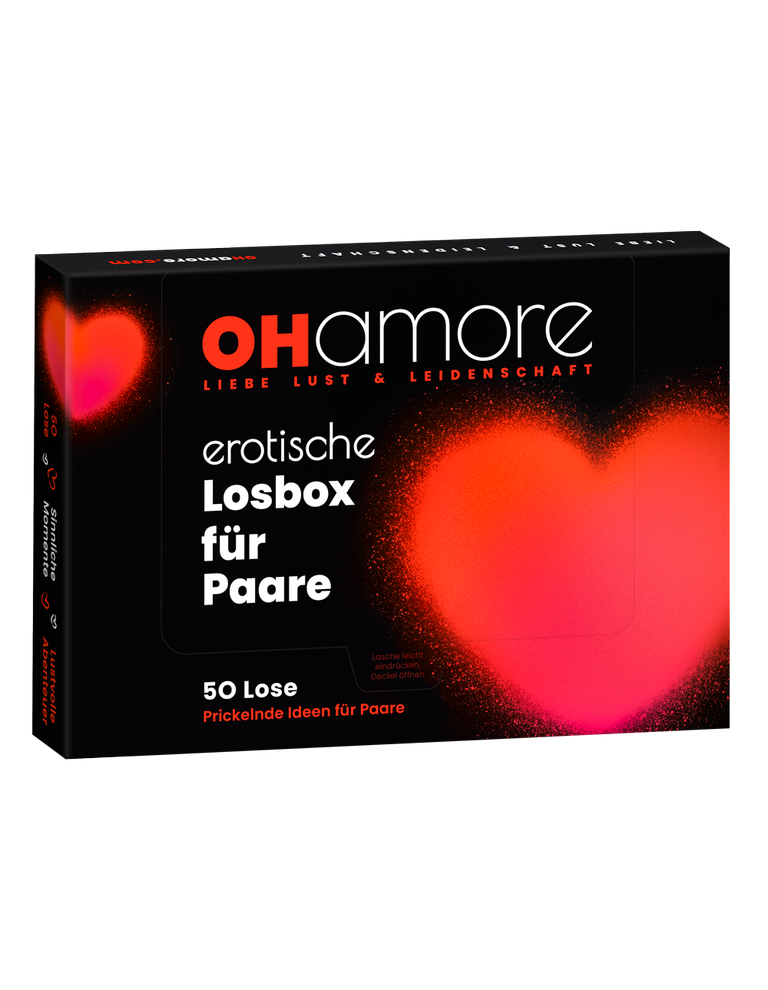 ohamore erotische Losbox für Paare 50 Lose Liebe Lust Leidenschaft